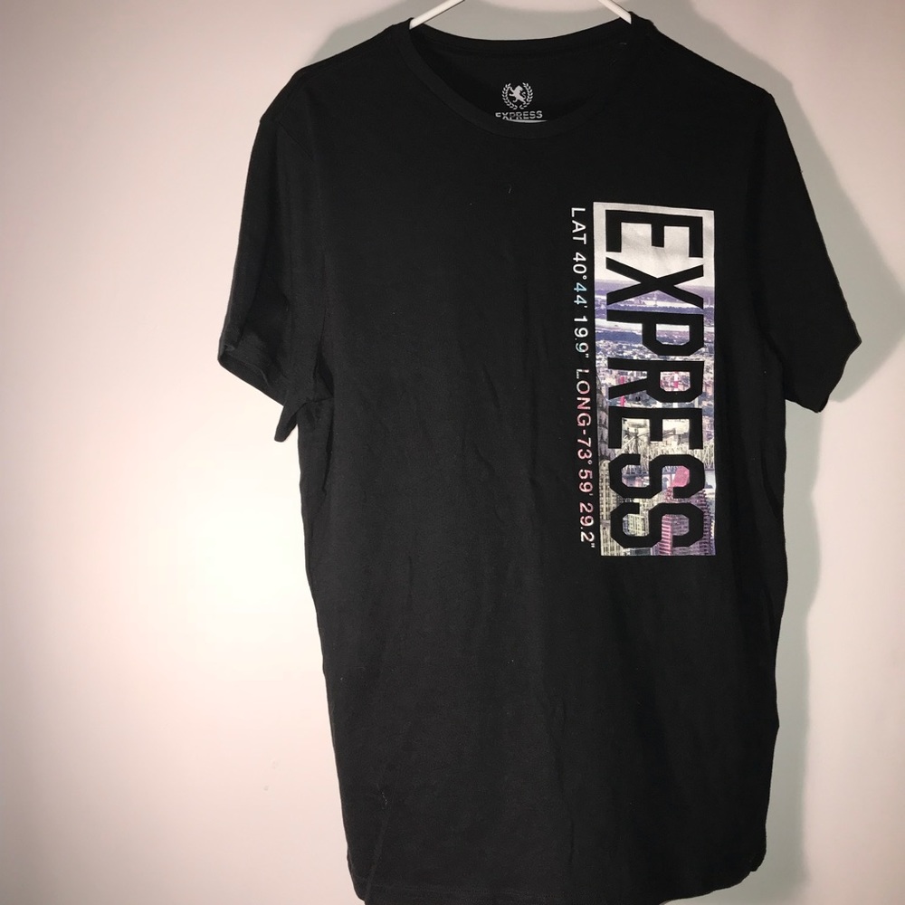 *Host Pick* Express Black Graphic T-Shirt
